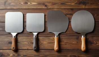 découvrez notre sélection de pelles à enfourner en aluminium, bois et modèles perforés, disponibles en différentes tailles pour faciliter la manipulation de vos pizzas et pains.