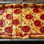 découvrez notre recette de pizza pan façon detroit en plaque pour un moelleux parfait et une croûte croustillante. facile à réaliser, idéale pour vos repas conviviaux !