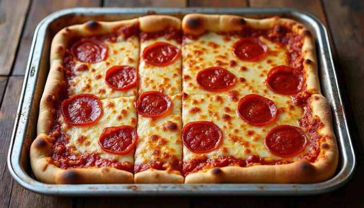 découvrez notre recette de pizza pan façon detroit en plaque pour un moelleux parfait et une croûte croustillante. facile à réaliser, idéale pour vos repas conviviaux !
