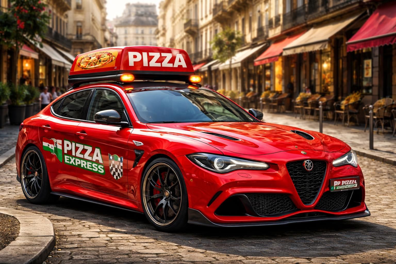 découvrez comment l'alfa romeo giulia révolutionne la livraison de pizzas express à travers toute l'europe grâce à sa vitesse et son style inégalés.