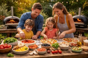 découvrez comment préparer de délicieuses pizzas maison avec vos enfants en utilisant les fours ooni et weber, pour des moments conviviaux et gourmands en famille.