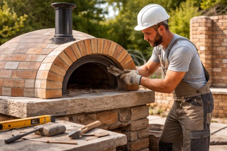 faites installer votre four à pizza professionnel valoriani ou pavesi par un artisan maçon spécialisé pour une cuisson parfaite et durable de vos pizzas.