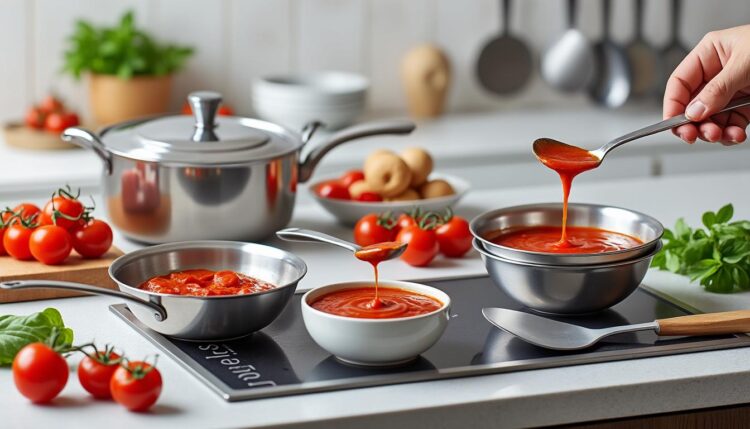 découvrez notre sélection de spatules et louches à sauce offrant un débit régulier pour une cuisine précise et maîtrisée. idéales pour toutes vos préparations culinaires.